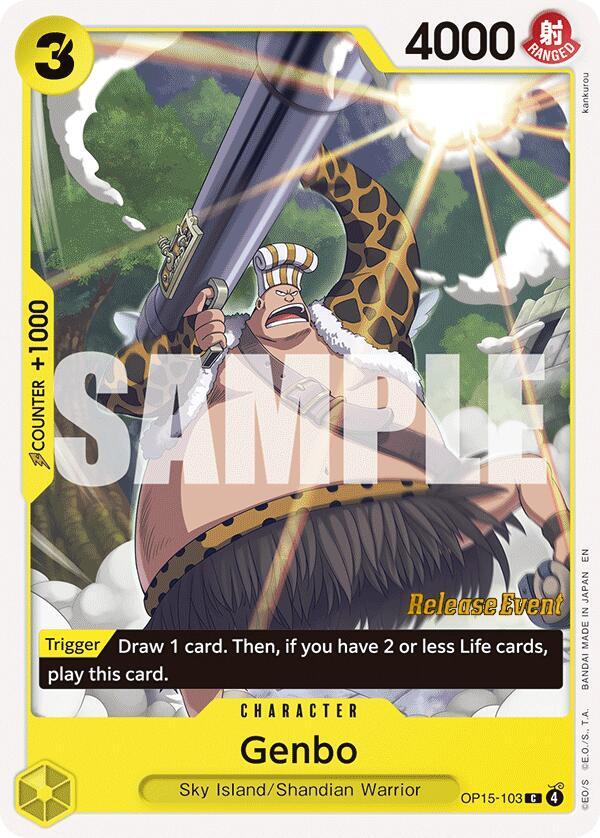 Genbo OP15-103 (Adventure on Kami's Island Release Event Cards) 