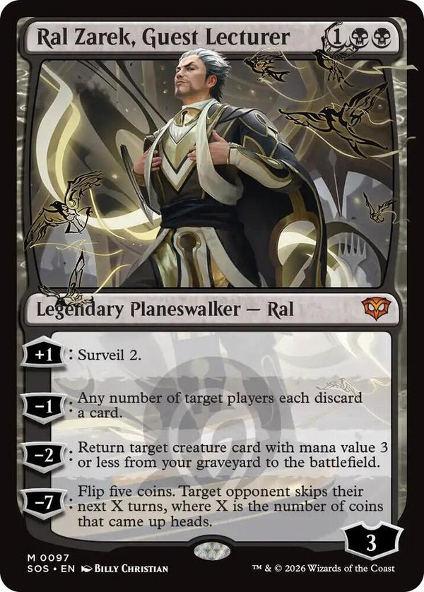 Ral Zarek Guest Lecturer 97 (Promo Pack: Secrets of Strixhaven) 