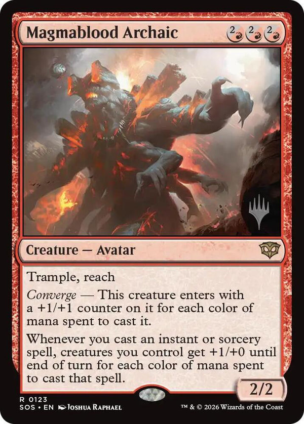 Magmablood Archaic 123 (Promo Pack: Secrets of Strixhaven) 