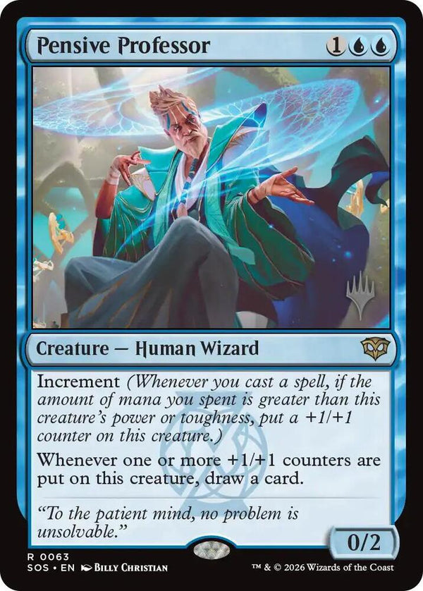 Pensive Professor 63 (Promo Pack: Secrets of Strixhaven) 