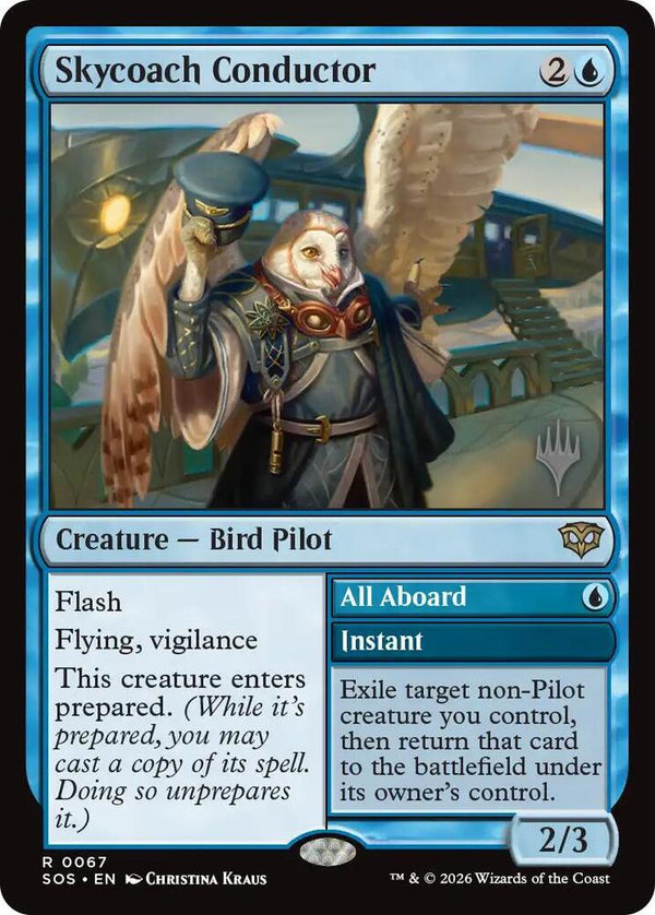 Skycoach Conductor 67 (Promo Pack: Secrets of Strixhaven)  - Foil