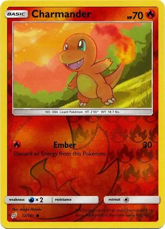 Charmander 12/181 (SM - Team Up)  - Reverse Holofoil