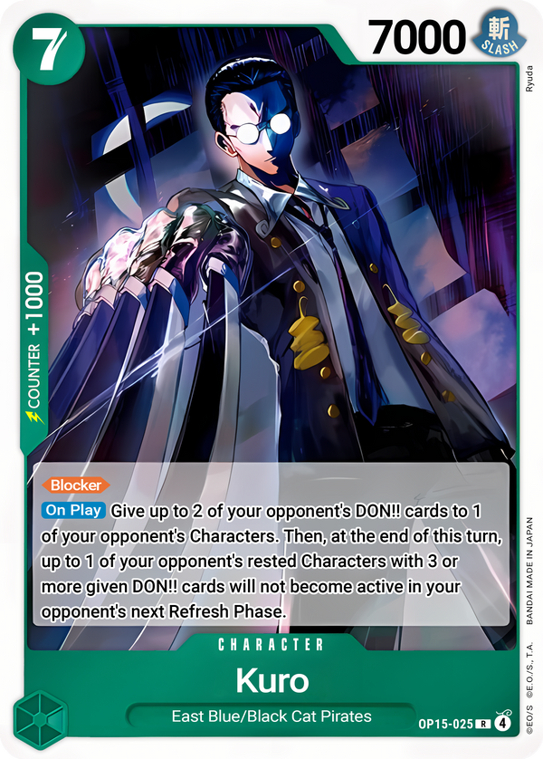 Kuro OP15-025 (Adventure on Kami's Island)  - Foil