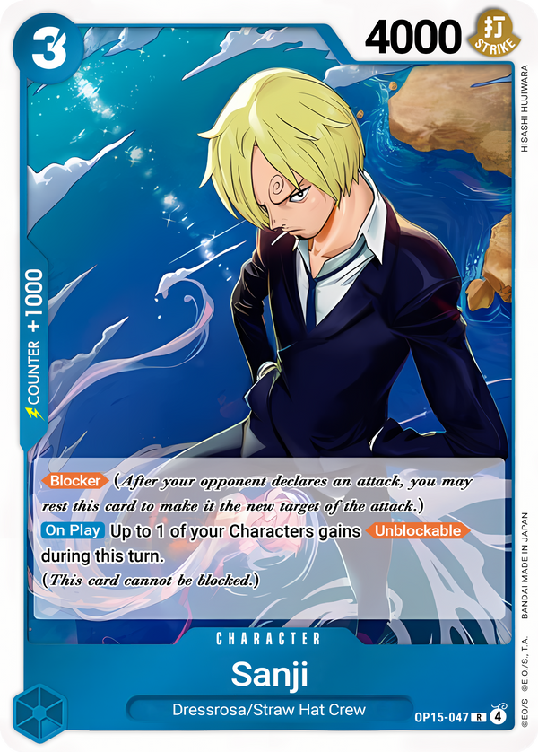 Sanji OP15-047 (Adventure on Kami's Island)  - Foil