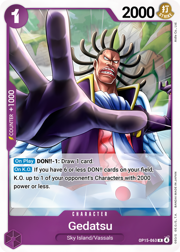 Gedatsu OP15-063 (Adventure on Kami's Island)  - Foil