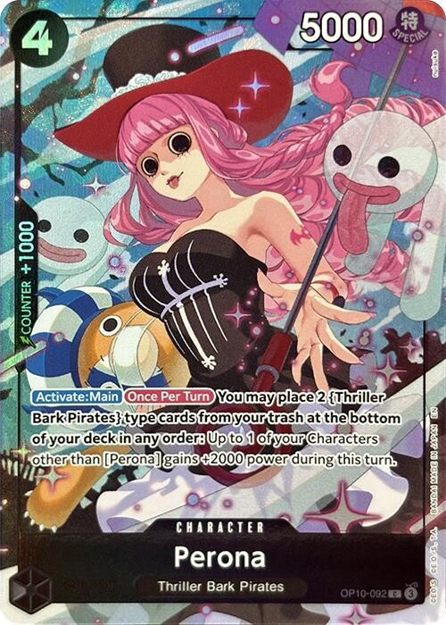 Perona (PCC Vol.4) OP10-092 (One Piece Promotion Cards)  - Alternate Art Foil