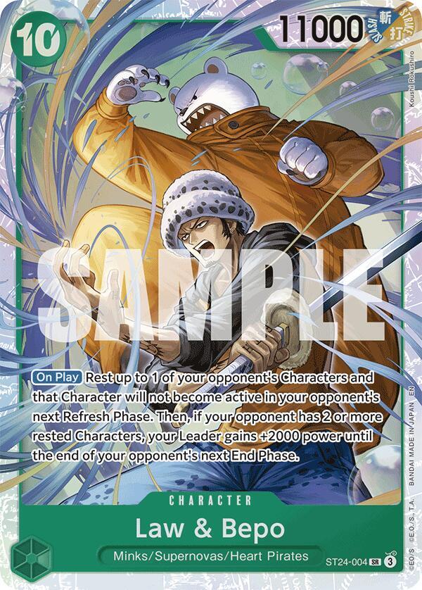 Law & Bepo ST24-004 (Starter Deck 24: GREEN Jewelry Bonney)  - Foil