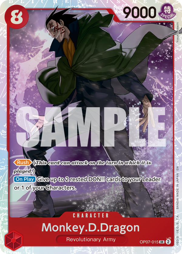 Monkey.D.Dragon OP07-015 (Learn Together Deck Set) 