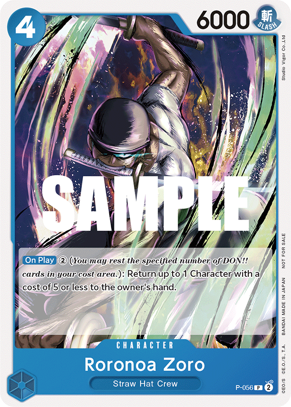 Roronoa Zoro P-056 (Learn Together Deck Set) 