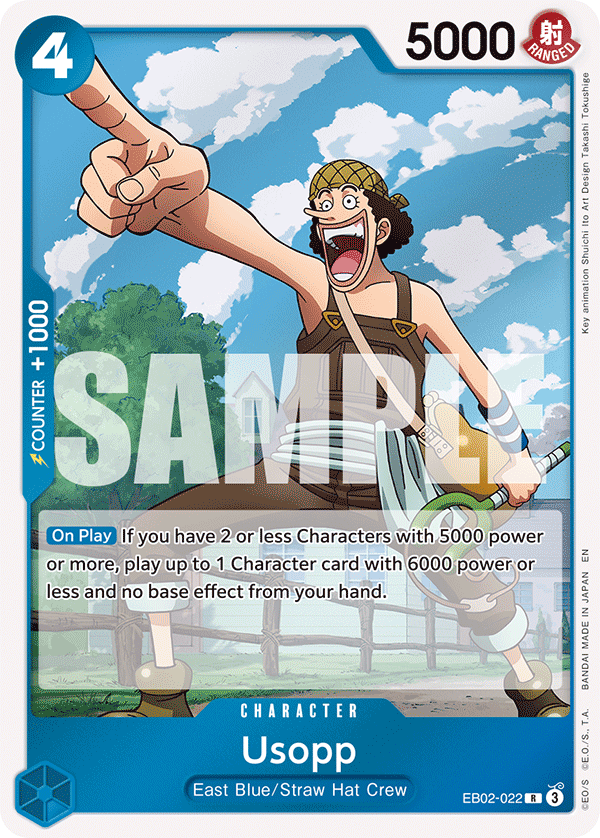 Usopp EB02-022 (Learn Together Deck Set) 