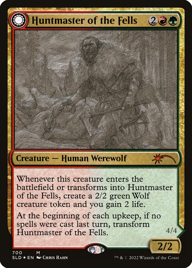 Huntmaster of the Fells // Ravager of the Fells 700/1 (Secret Lair Drop Series) 