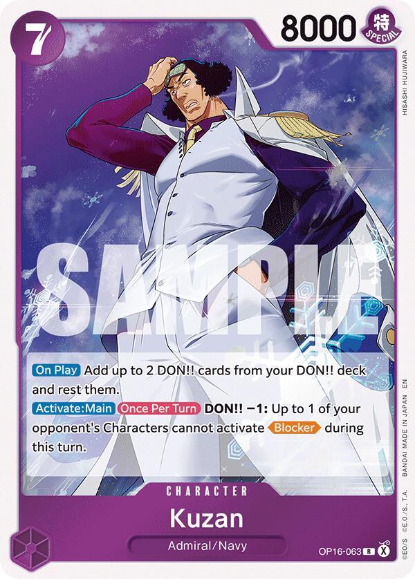 Kuzan OP16-063 (The Time of Battle)  - Foil