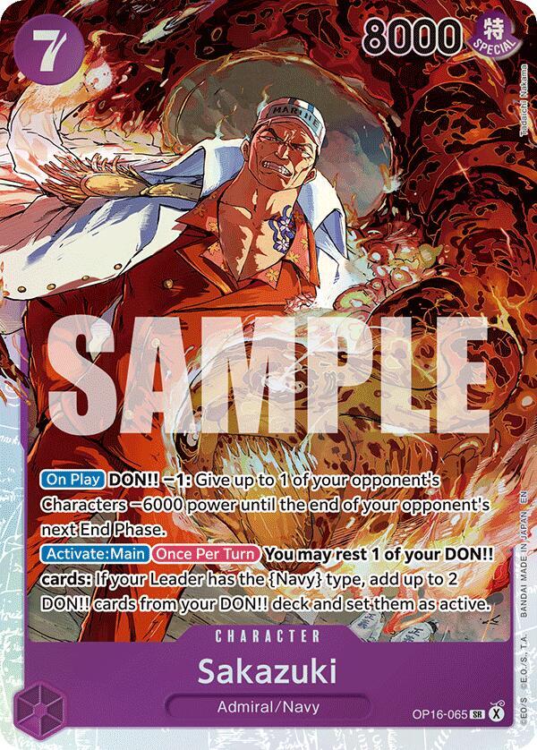 Sakazuki OP16-065 (The Time of Battle)  - Foil