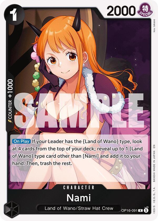Nami OP16-091 (The Time of Battle)  - Foil