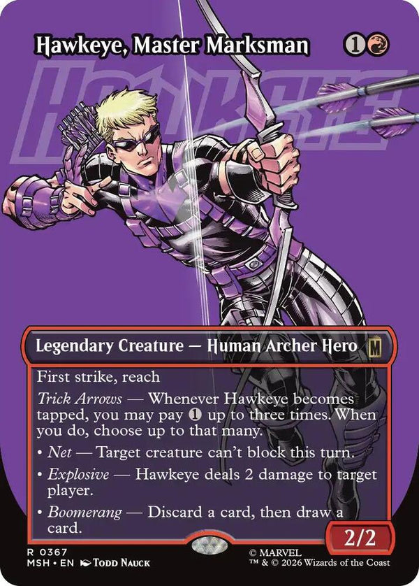 Hawkeye, Master Marksman 367 (Marvel Super Heroes)  - Borderless