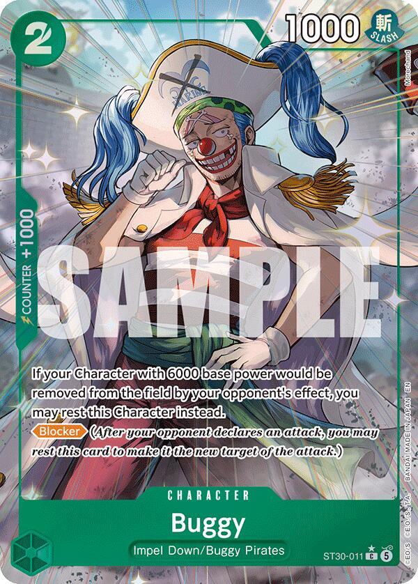 Buggy Full Art ST30-011 (Starter Deck EX: Luffy & Ace)  - Foil