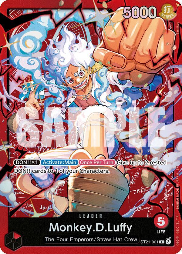 Monkey.D.Luffy ST21-001 (Starter Deck 31: RED Monkey.D.Luffy)  - Foil
