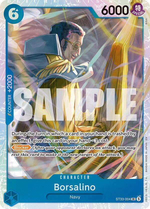 Borsalino ST33-004 (Starter Deck 33: BLUE Kuzan)  - Foil