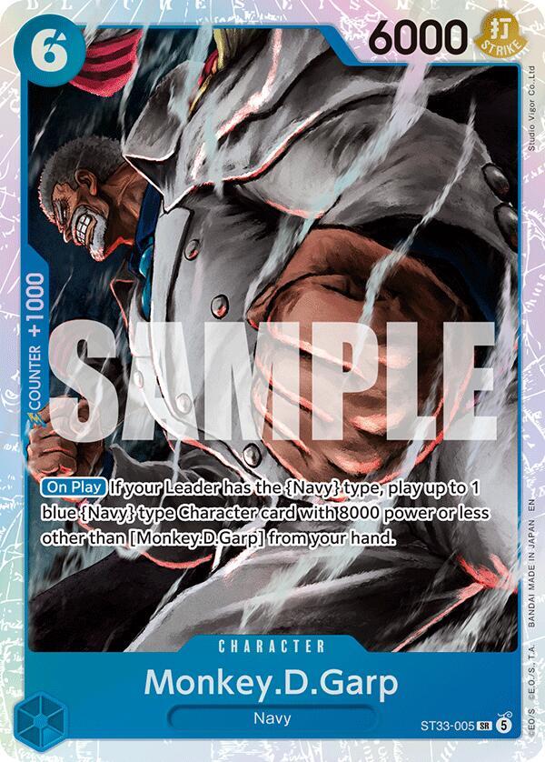 Monkey.D.Garp ST33-005 (Starter Deck 33: BLUE Kuzan)  - Foil