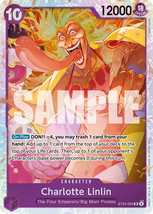 Charlotte Linlin ST34-004 (Starter Deck 34: PURPLE Charlotte Katakuri)  - Foil