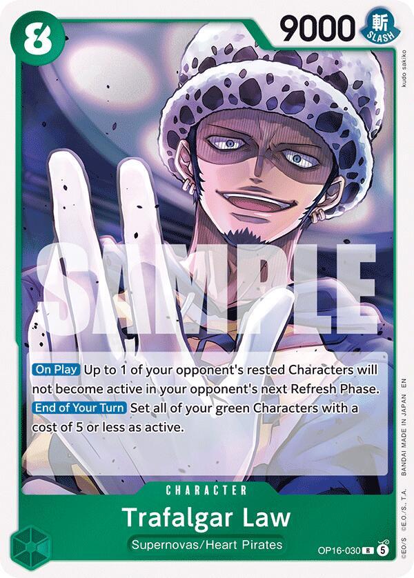 Trafalgar Law 030 OP16-030 (The Time of Battle)  - Foil