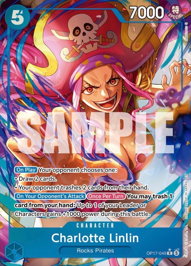 Charlotte Linlin OP17-049 (The World's Strongest Warriors)  - Alternate Art Foil