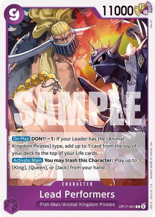 Lead Performers OP17-061 (The World's Strongest Warriors)  - Foil
