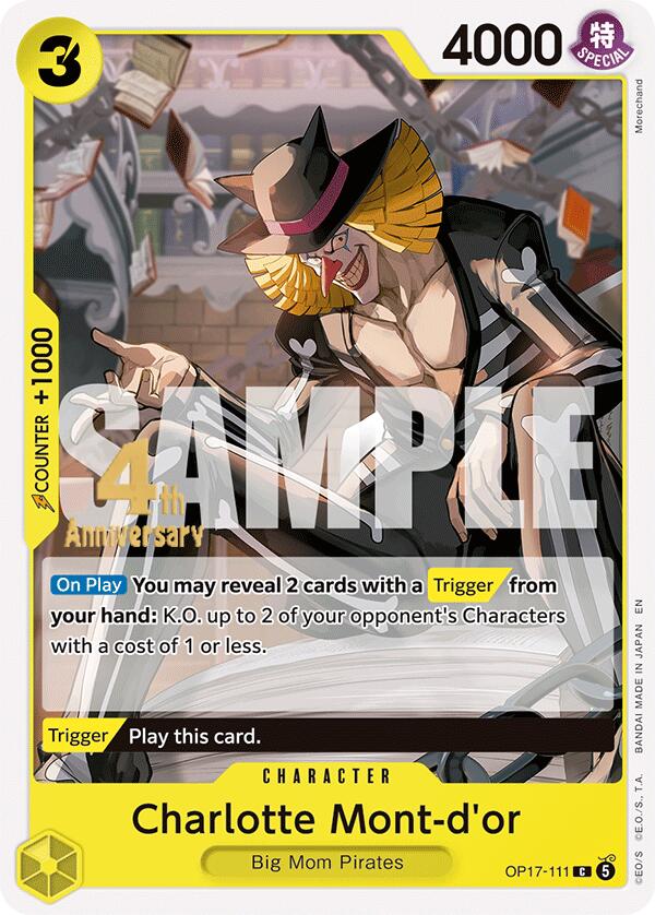Charlotte Mont-d'or OP17-111 (The World's Strongest Warriors Release Event Cards) 