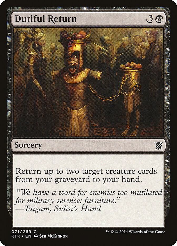 Dutiful Return 71/269 (Khans of Tarkir) 