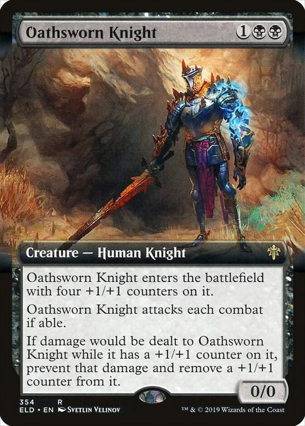 Oathsworn Knight 354/269 (Throne of Eldraine)  - Extended Art