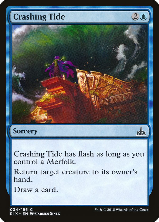 Crashing Tide 34/196 (Rivals of Ixalan) 