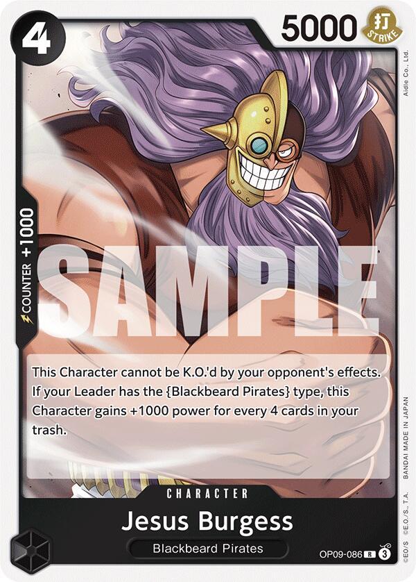 Jesus Burgess OP09-086 (Emperors in the New World)  - Foil