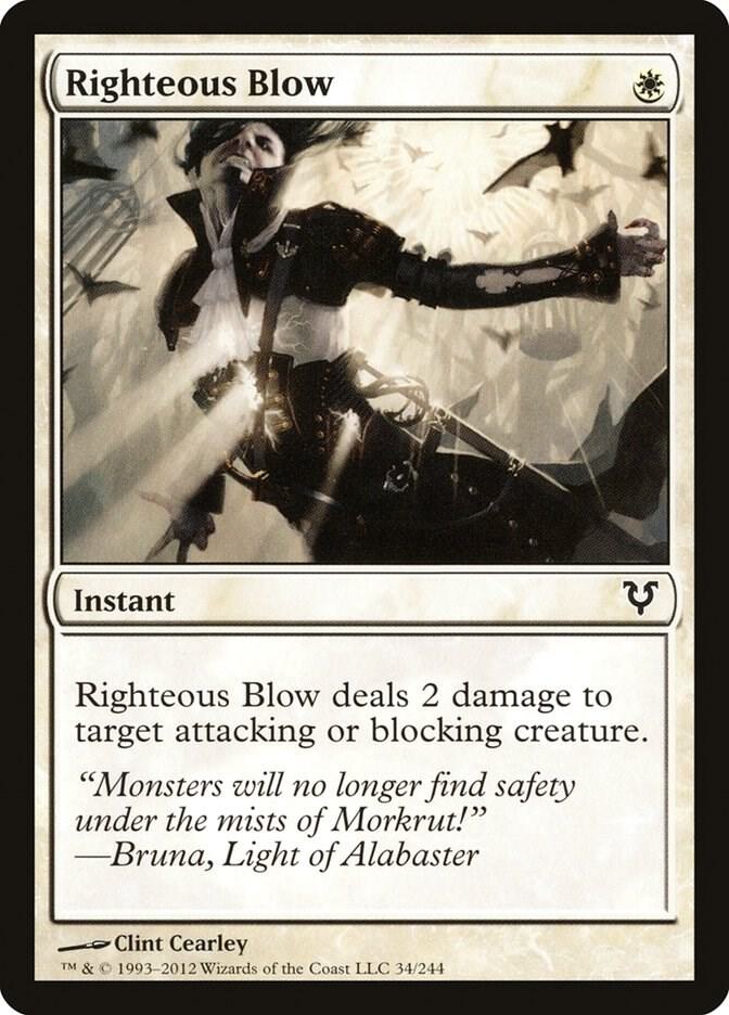 Righteous Blow 34/244 (Avacyn Restored) 