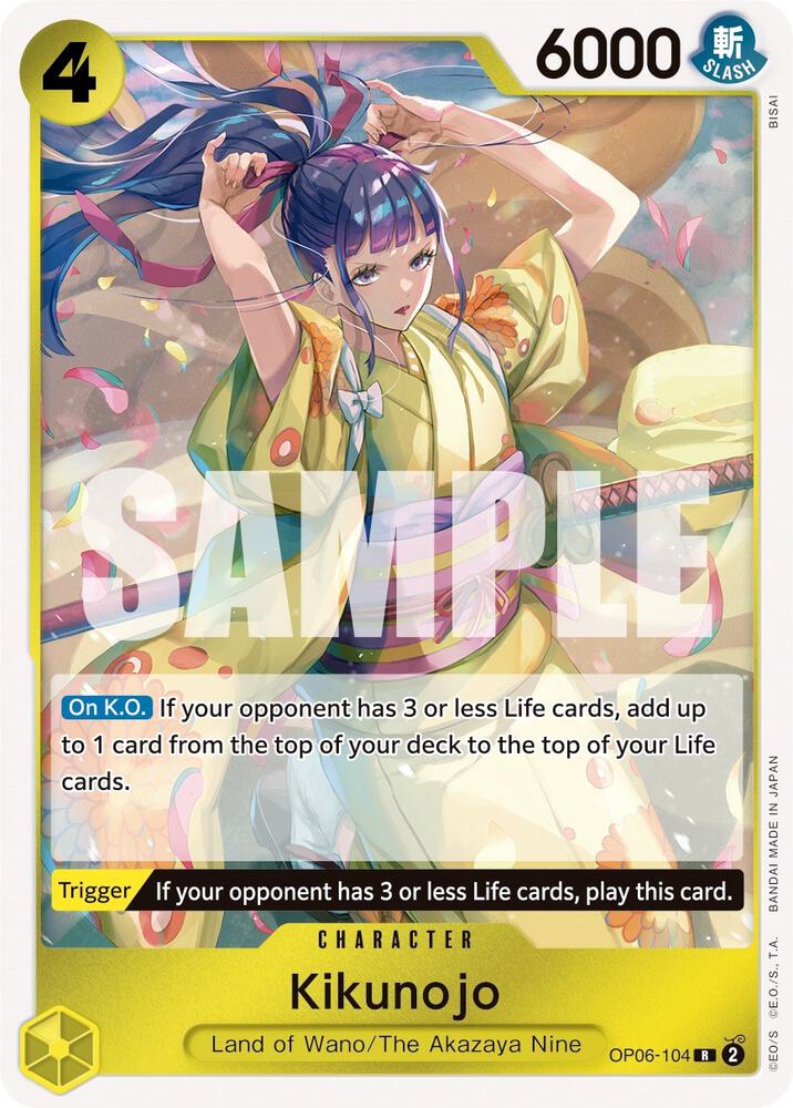 Kikunojo OP06-104 (Wings of the Captain)  - Foil