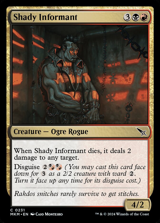 Shady Informant 231/286 (Murders at Karlov Manor) 