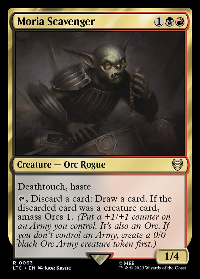 Moria Scavenger 63/347 (Commander: The Lord of the Rings: Tales of Middle-earth)  - Extended Art