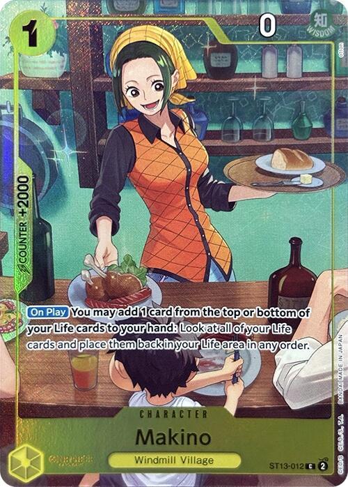 Makino (PCC Vol.3) ST13-012 (One Piece Promotion Cards)  - Alternate Art Foil