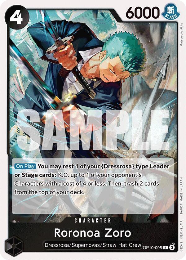Roronoa Zoro OP10-095 (Royal Blood)  - Foil