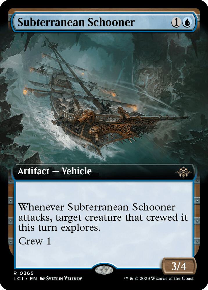 Subterranean Schooner 365/291 (The Lost Caverns of Ixalan)  - Extended Art