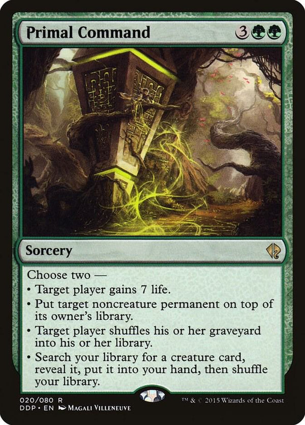 Primal Command 20/80 (Duel Decks: Zendikar vs. Eldrazi) 