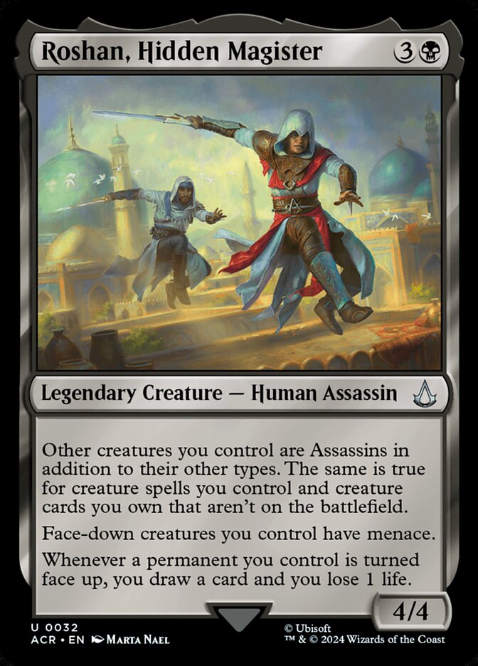 Roshan, Hidden Magister 32 (Universes Beyond: Assassin's Creed) 