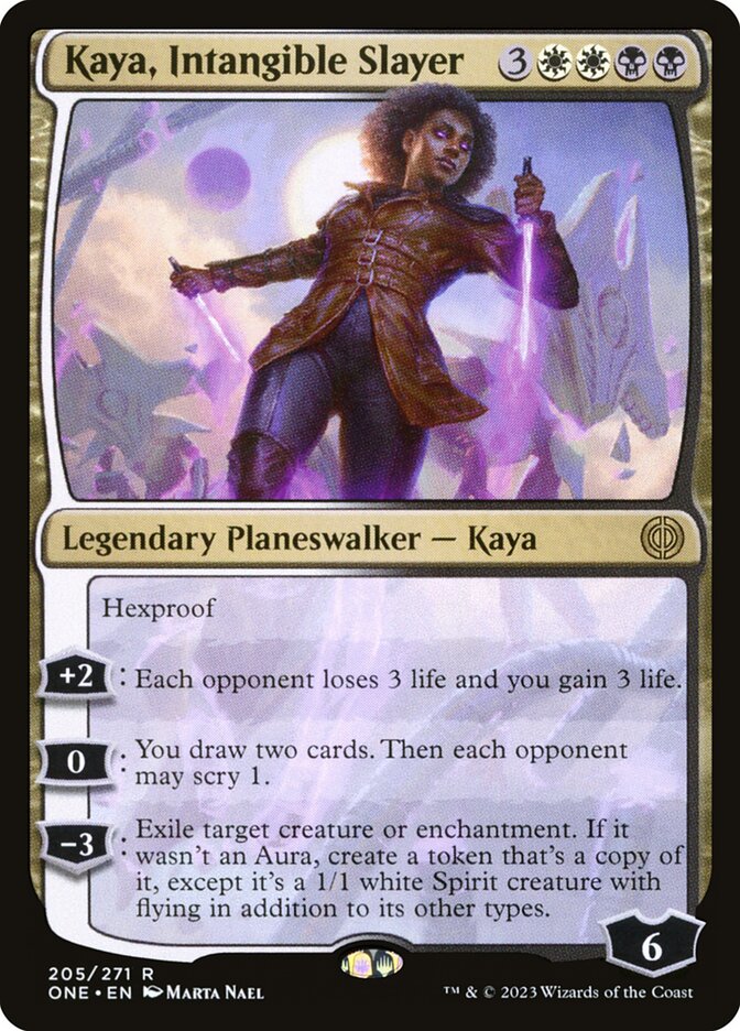Kaya, Intangible Slayer 205/271 (Phyrexia: All Will Be One) 