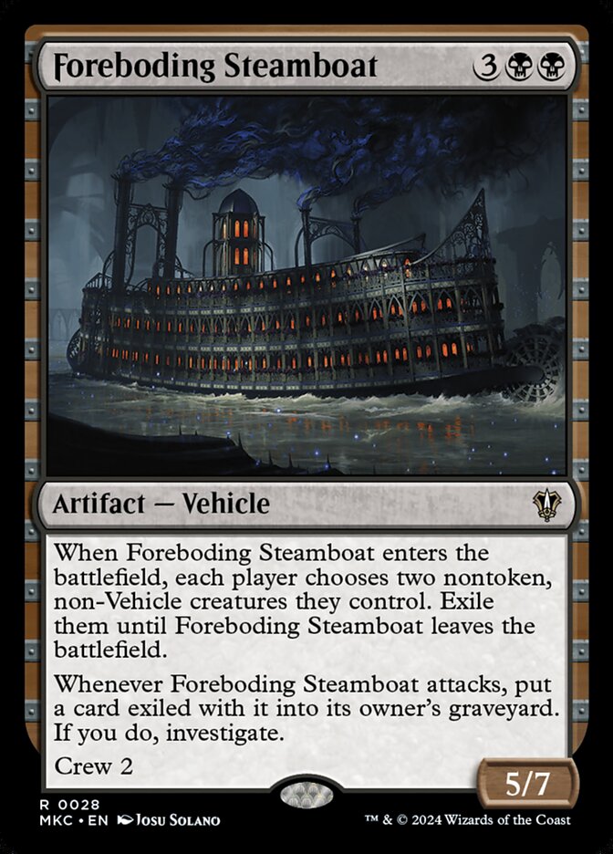 Foreboding Steamboat 28/311 (Commander: Murders at Karlov Manor) 