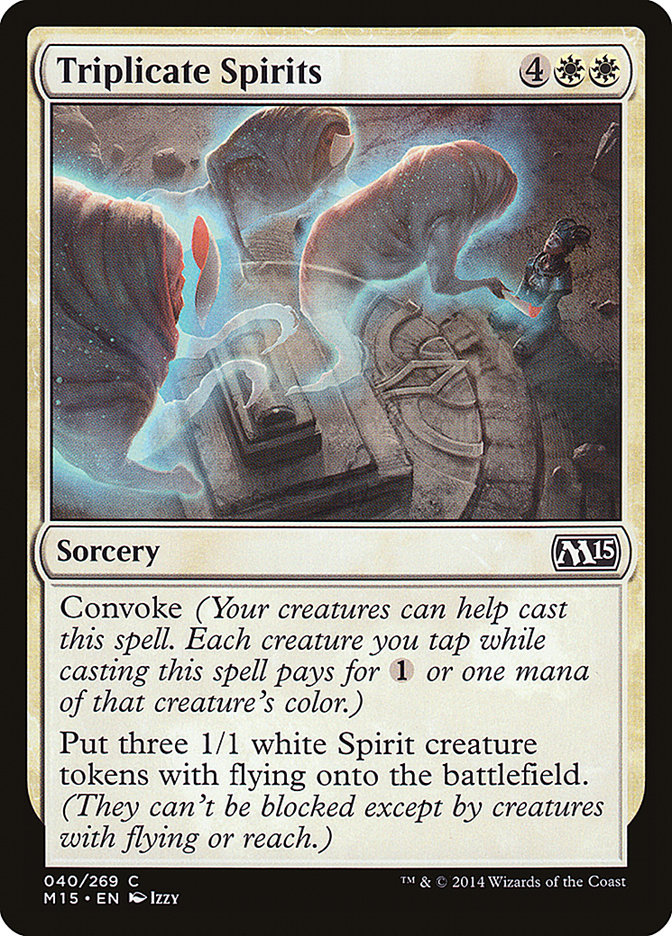 Triplicate Spirits 40 (Magic 2015 (M15)) 