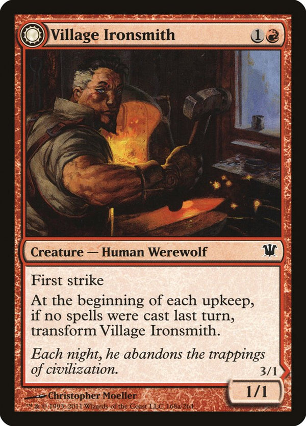 Village Ironsmith // Ironfang 168/264 (Innistrad) 