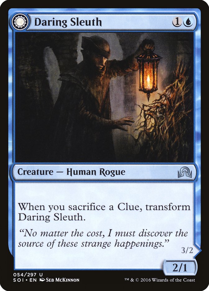 Daring Sleuth // Bearer of Overwhelming Truths 54/297 (Shadows over Innistrad) 