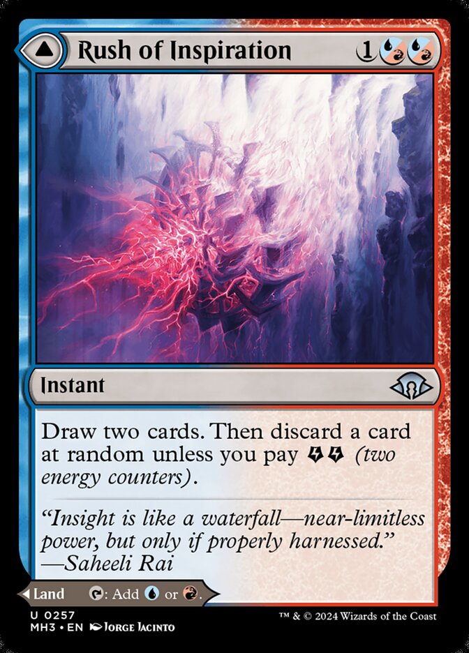 Rush of Inspiration // Crackling Falls 257 (Modern Horizons 3) 