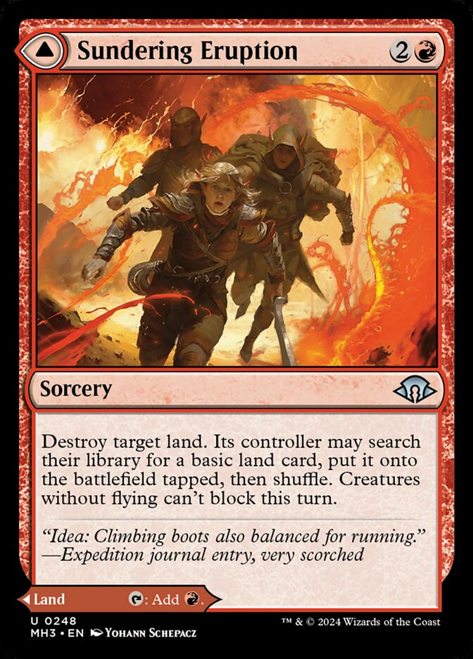 Sundering Eruption // Volcanic Fissure 248 (Modern Horizons 3) 