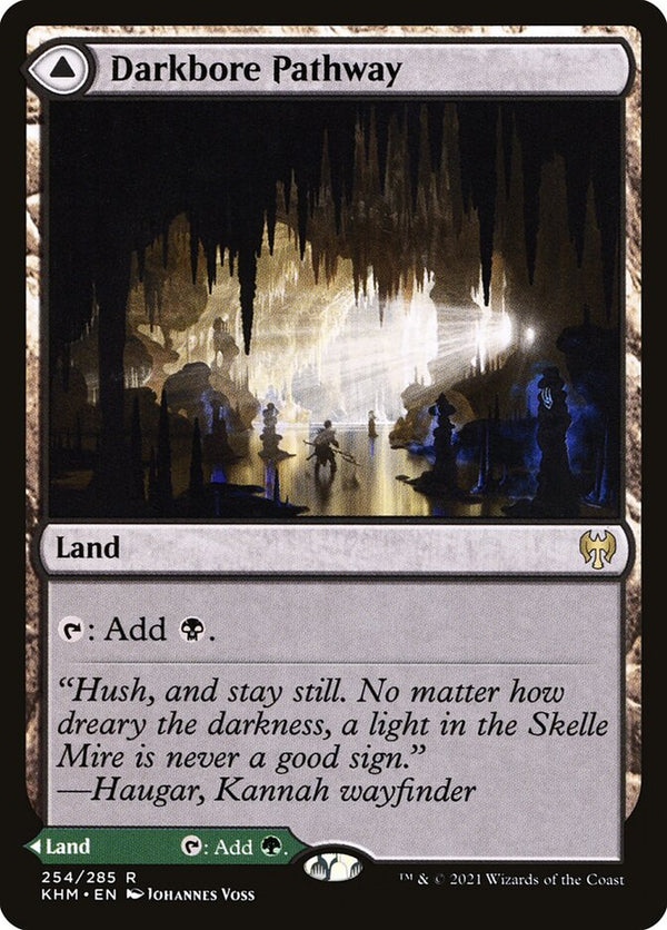 Darkbore Pathway // Slitherbore Pathway 254 (Kaldheim) 