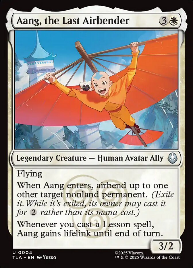 Aang, the Last Airbender 4/286 (Avatar: The Last Airbender)  - Foil